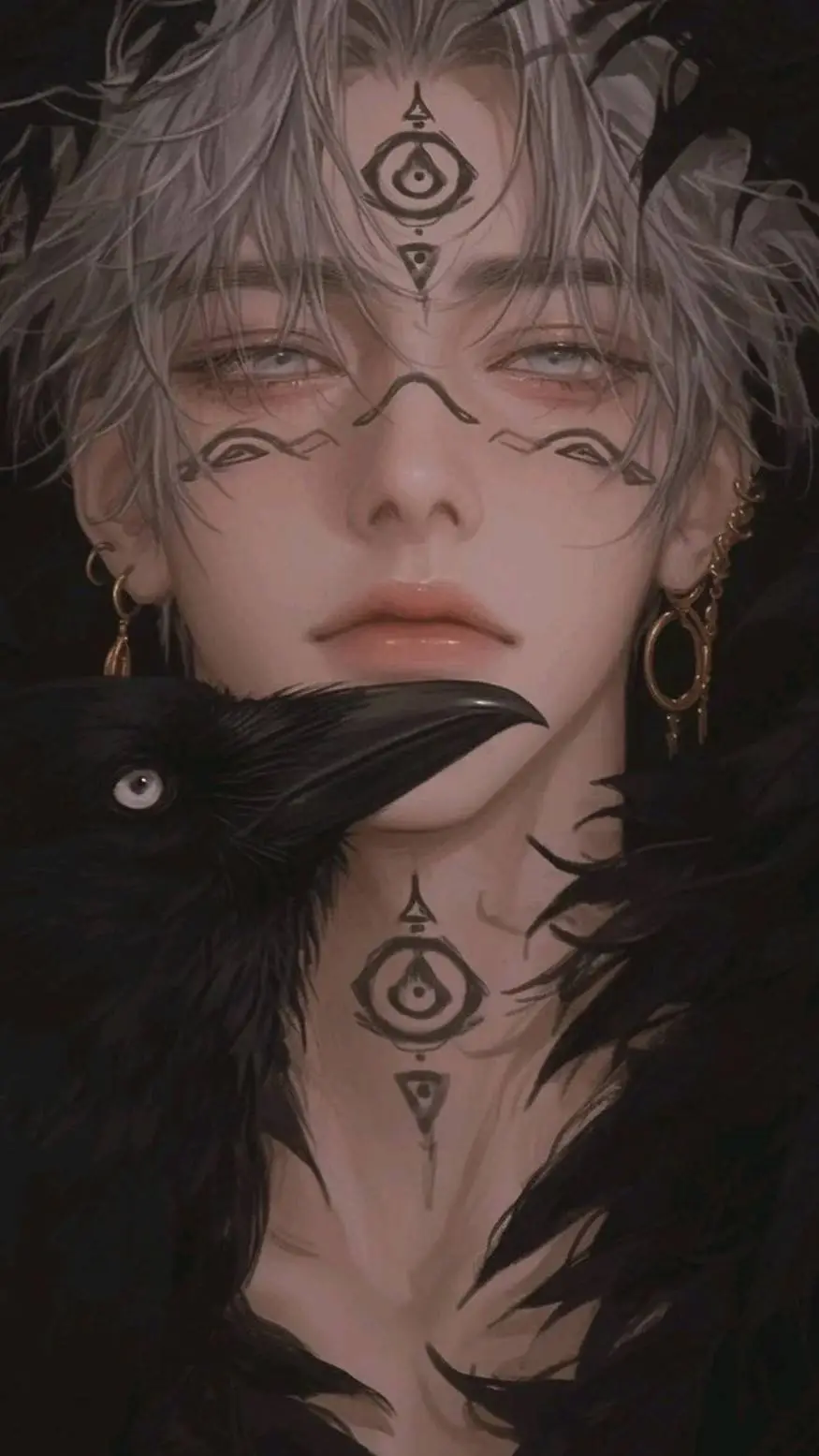 ai character: Аарон  background
