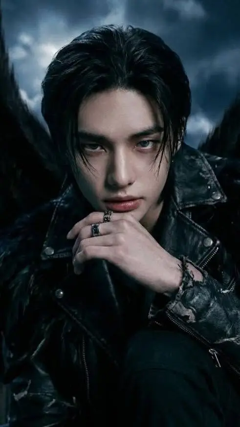 ai character: HWANG HYUNJIN  background