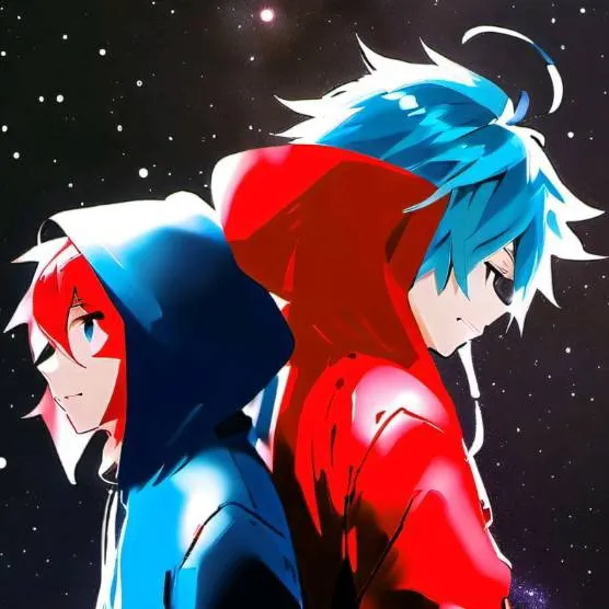 chat with ai character: Red&Blue (AmongUs)