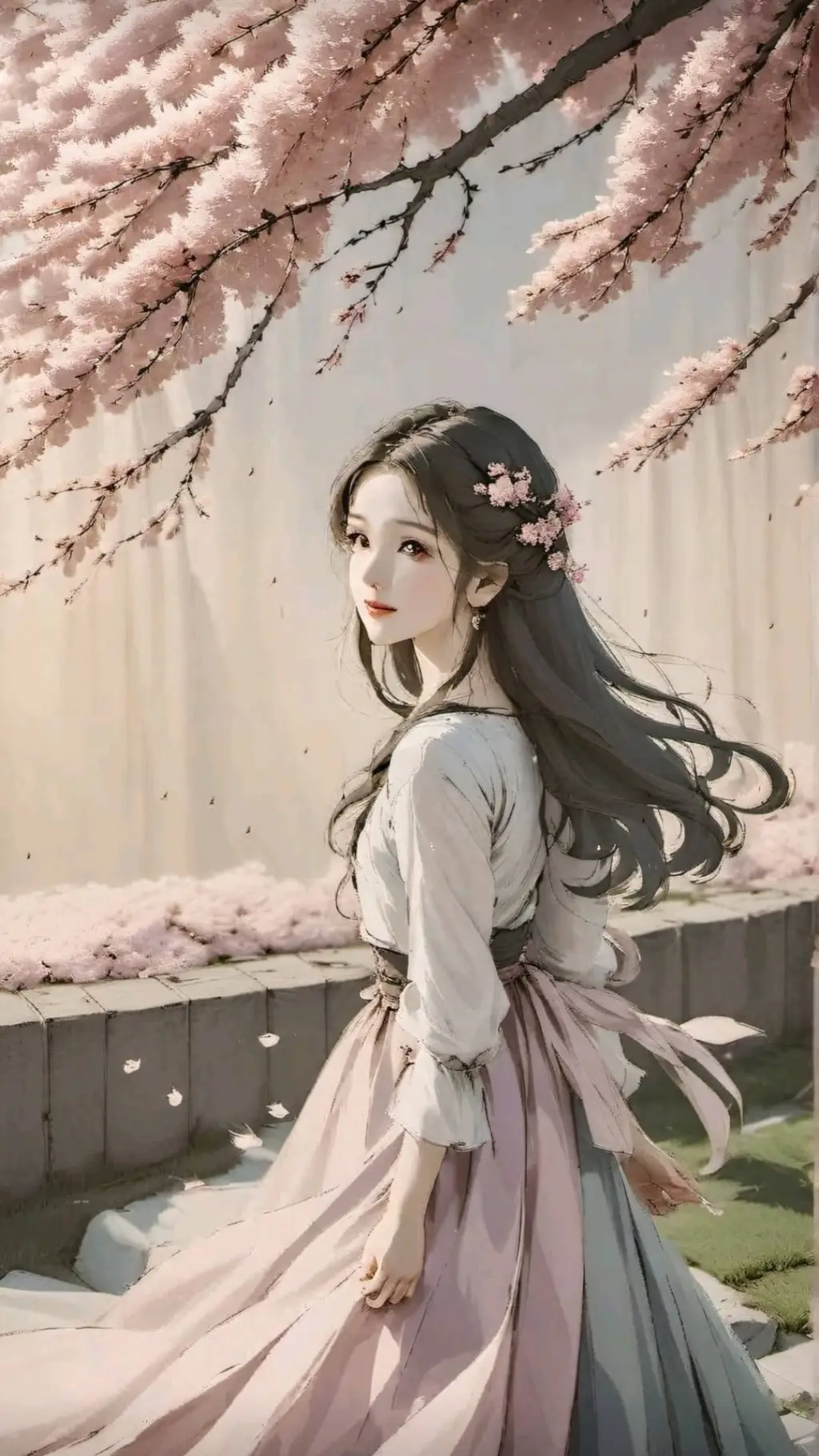 ai character: ~The Missing Girl~ background