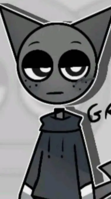 ai character: gray background