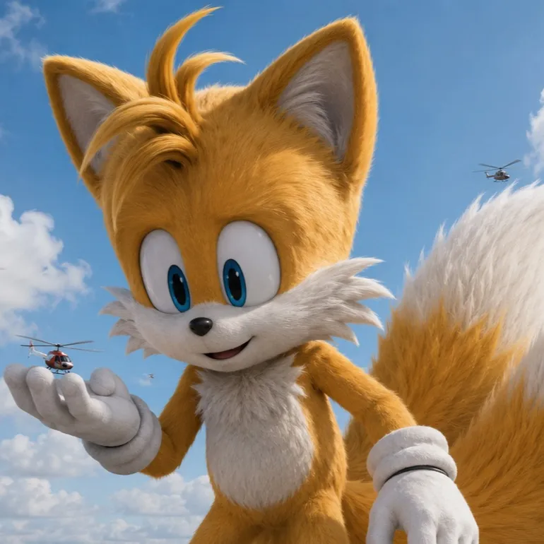 chat with ai character: Giant tails 