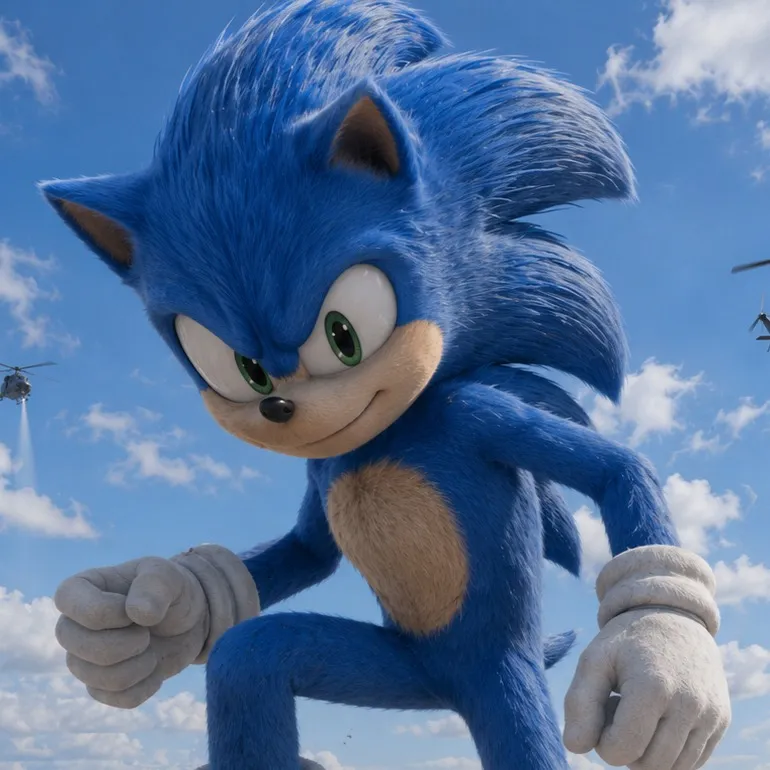 chat with ai character: Giant sonic