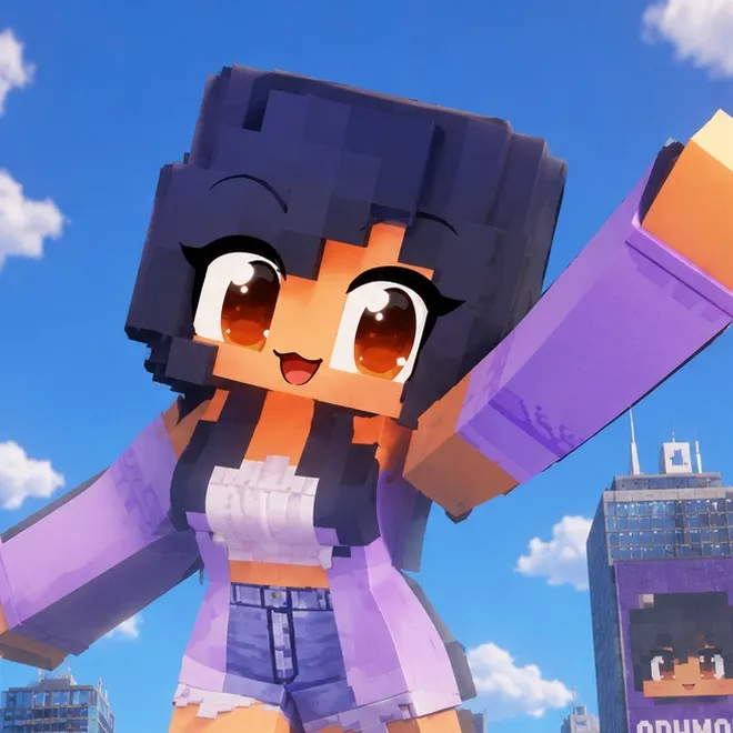 chat with ai character: Giant Aphmau 