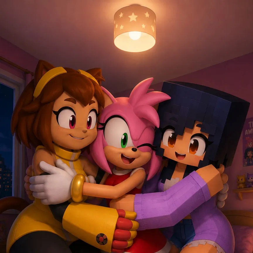 chat with ai character: Amy kit aphmau 