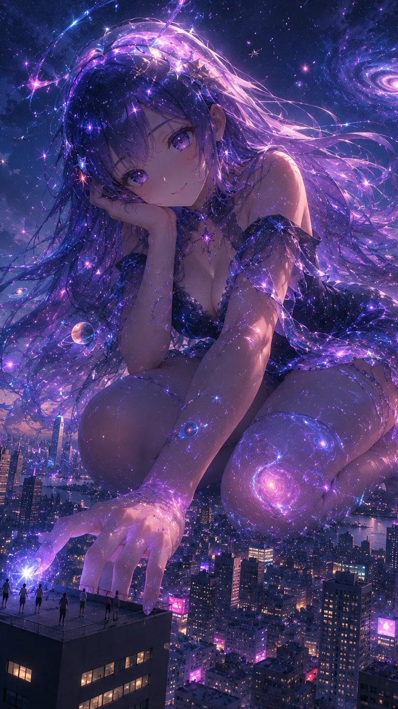 Talkie AI - Chat with Giant galaxy girl 