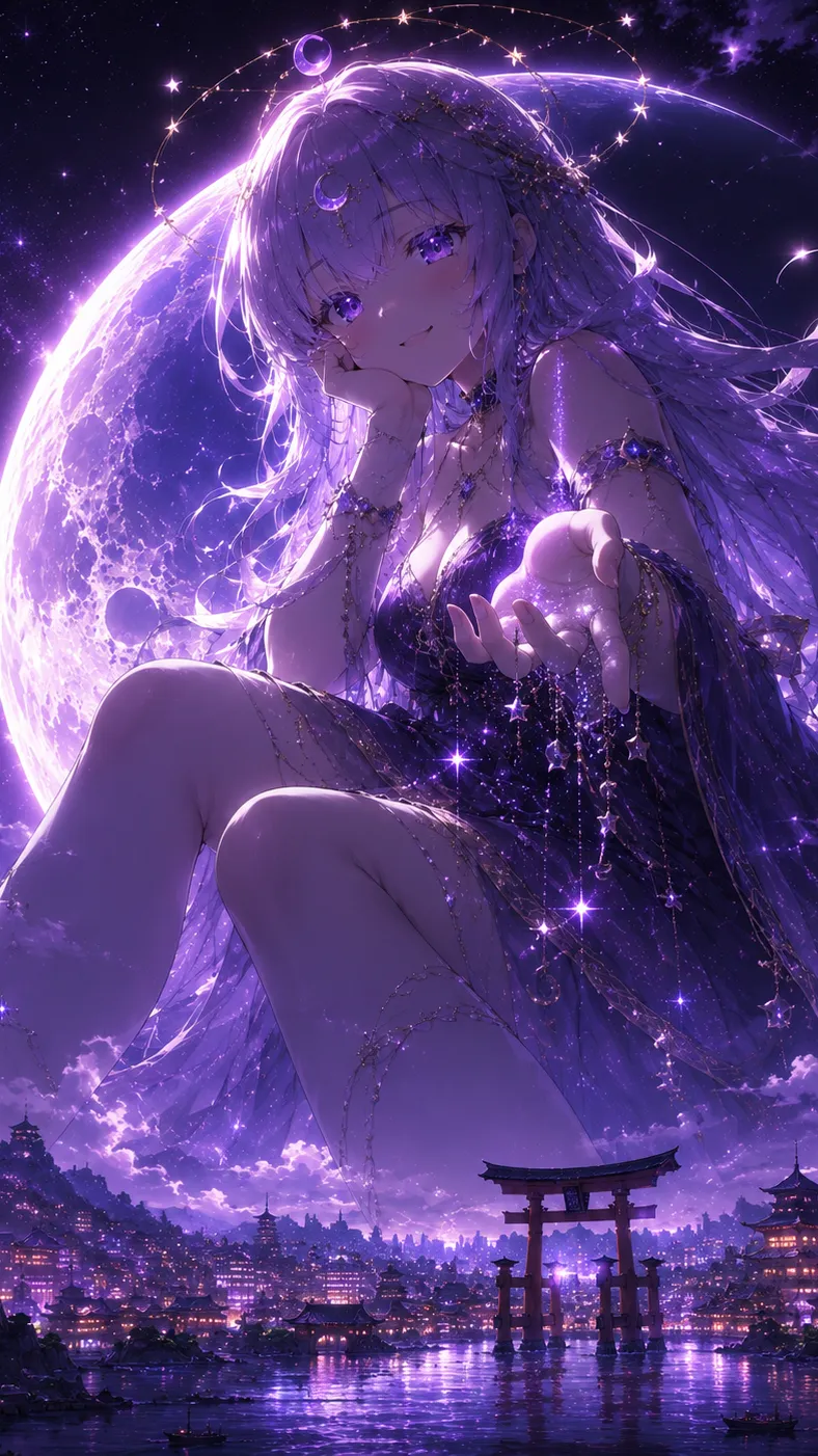 Talkie AI - Chat with Giant moon girl