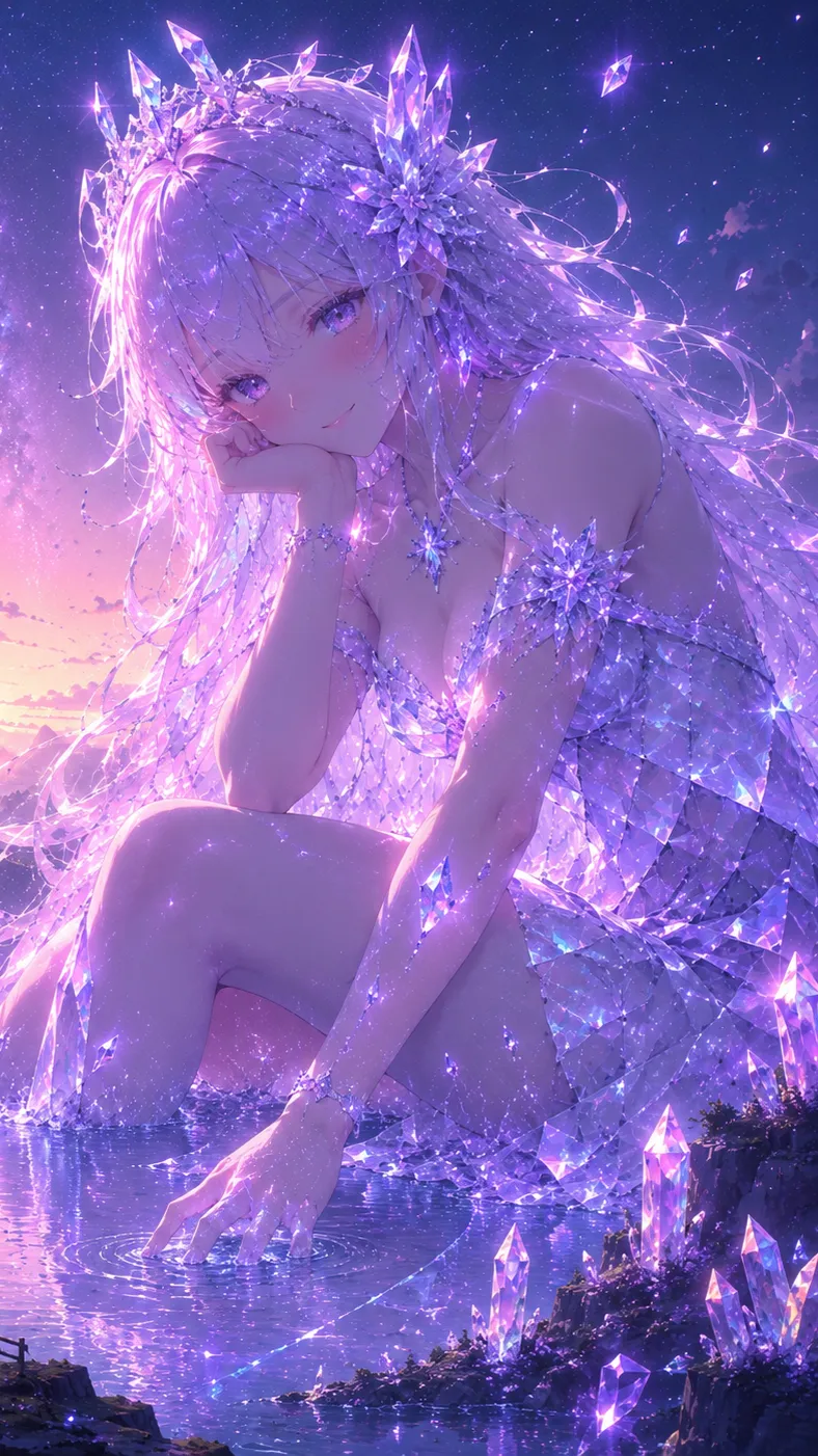 Talkie AI - Chat with Giant crystal girl