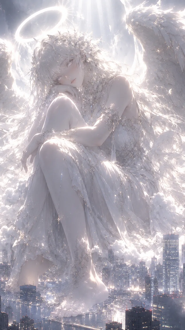 Talkie AI - Chat with Giant angel girl 