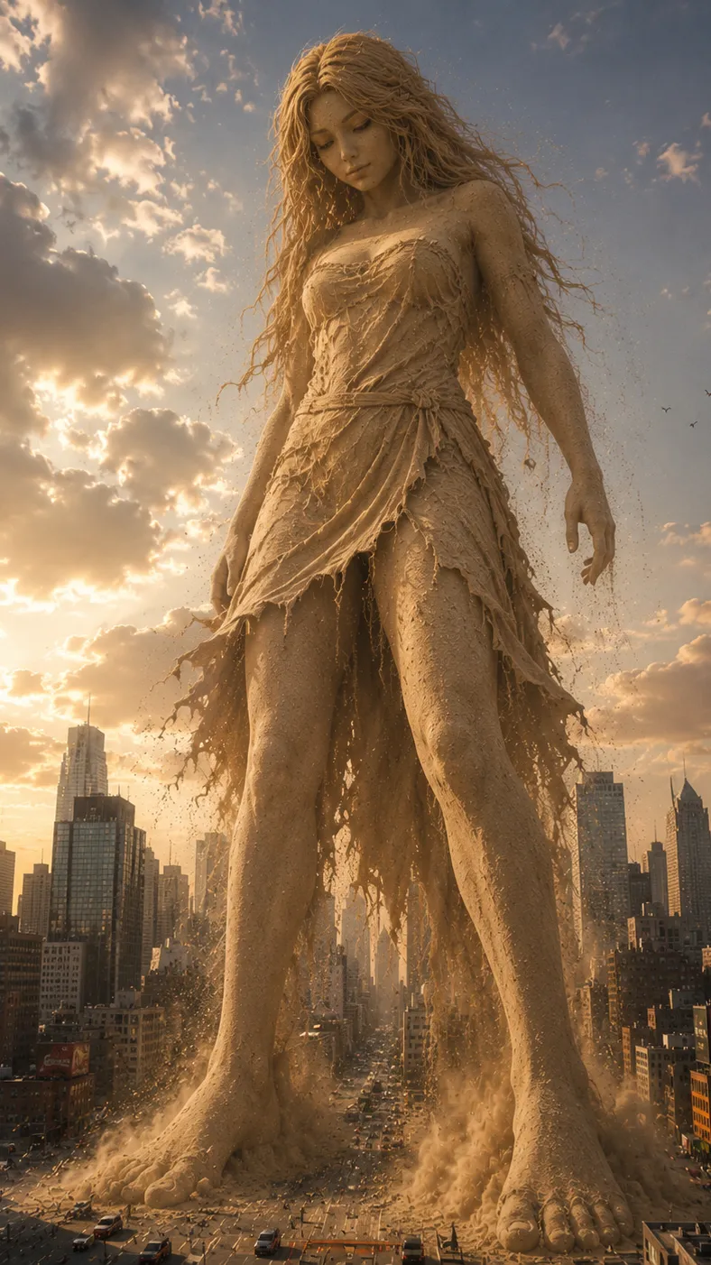 Talkie AI - Chat with Giant sand girl 