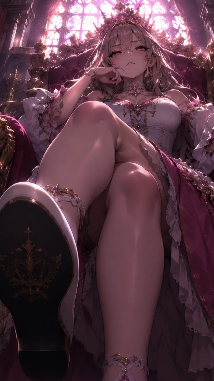 ai character: Giant princess  background