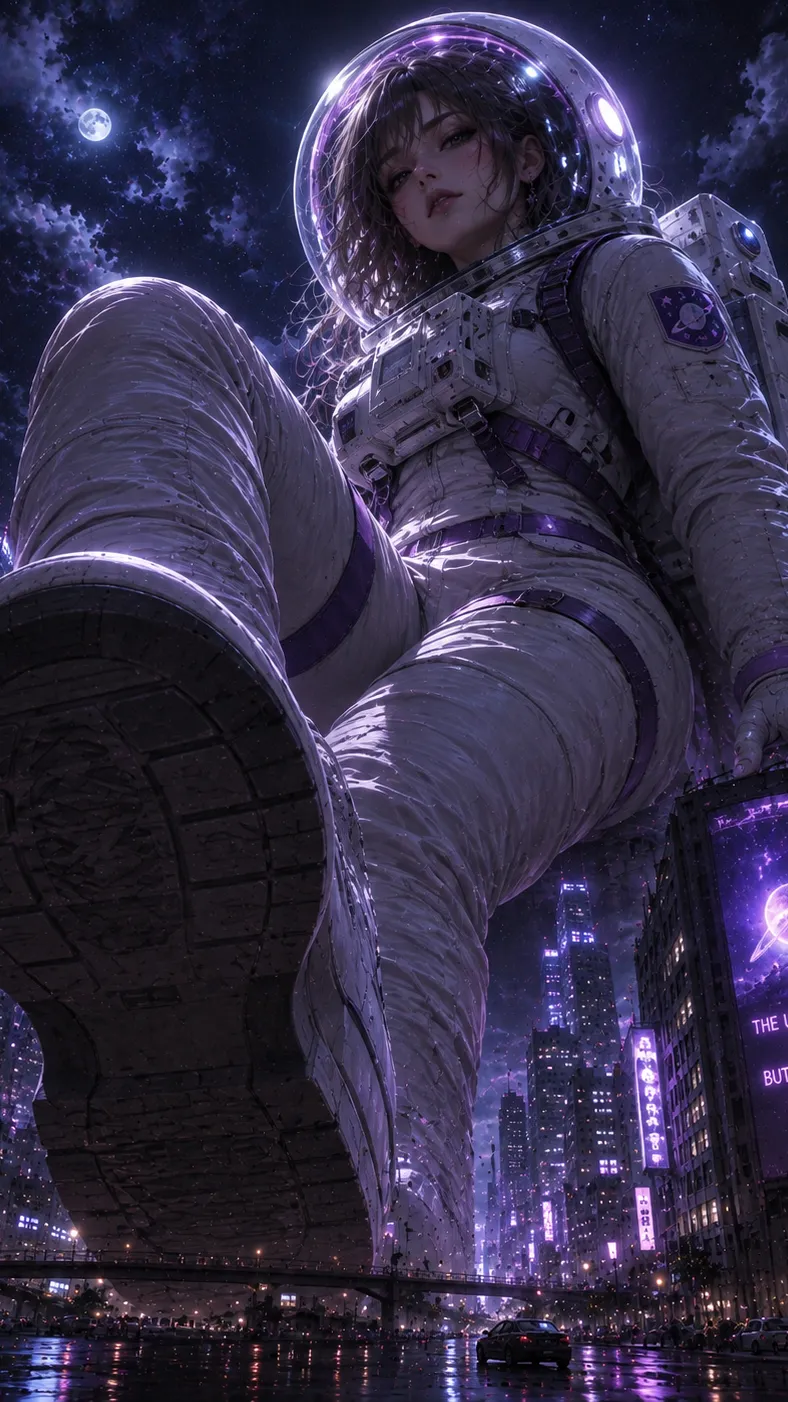 Talkie AI - Chat with Giant astro girl