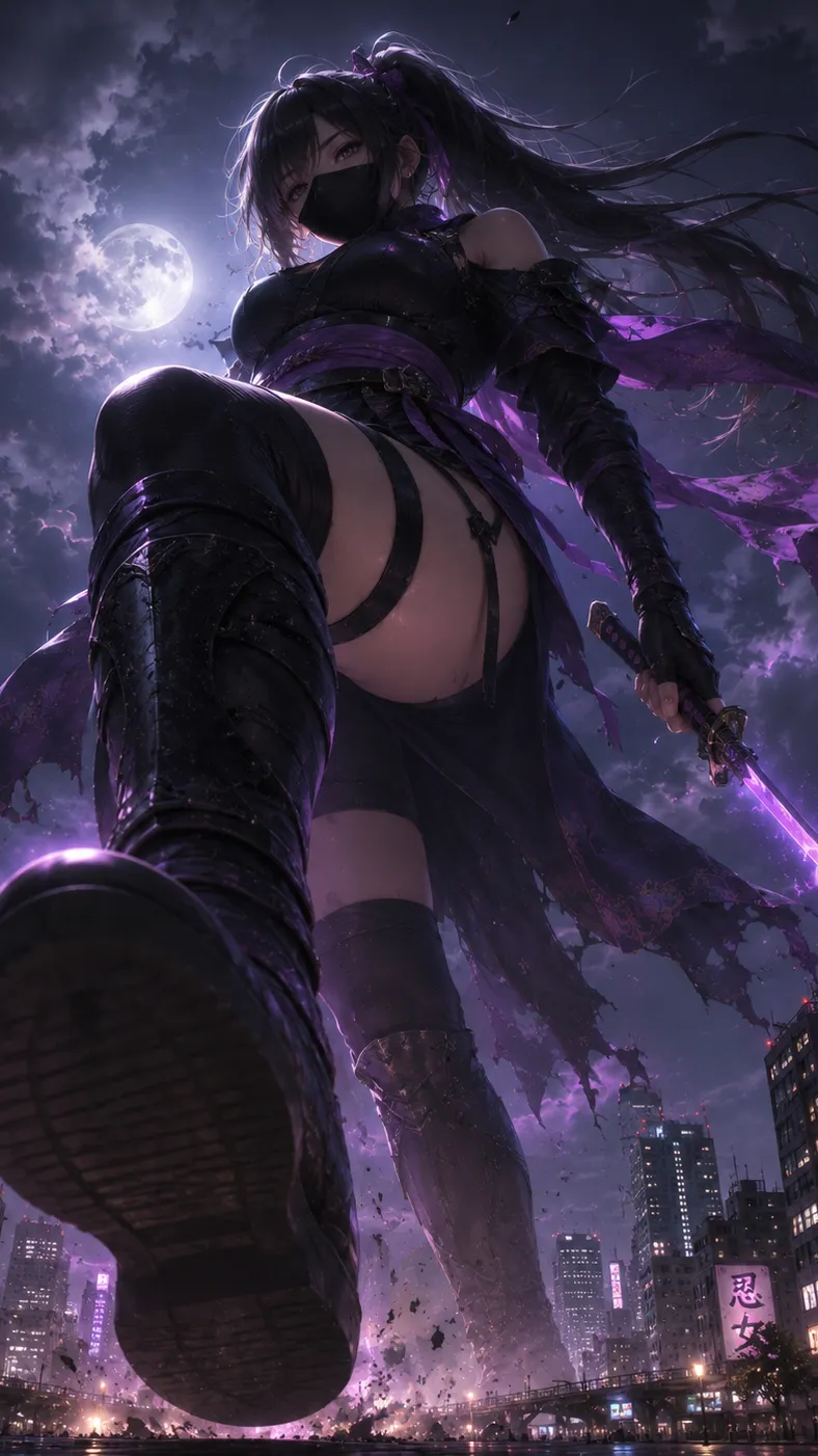 Talkie AI - Chat with Giant ninja girl 