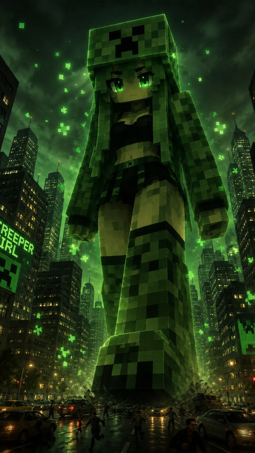 Talkie AI - Chat with Giant creeper girl