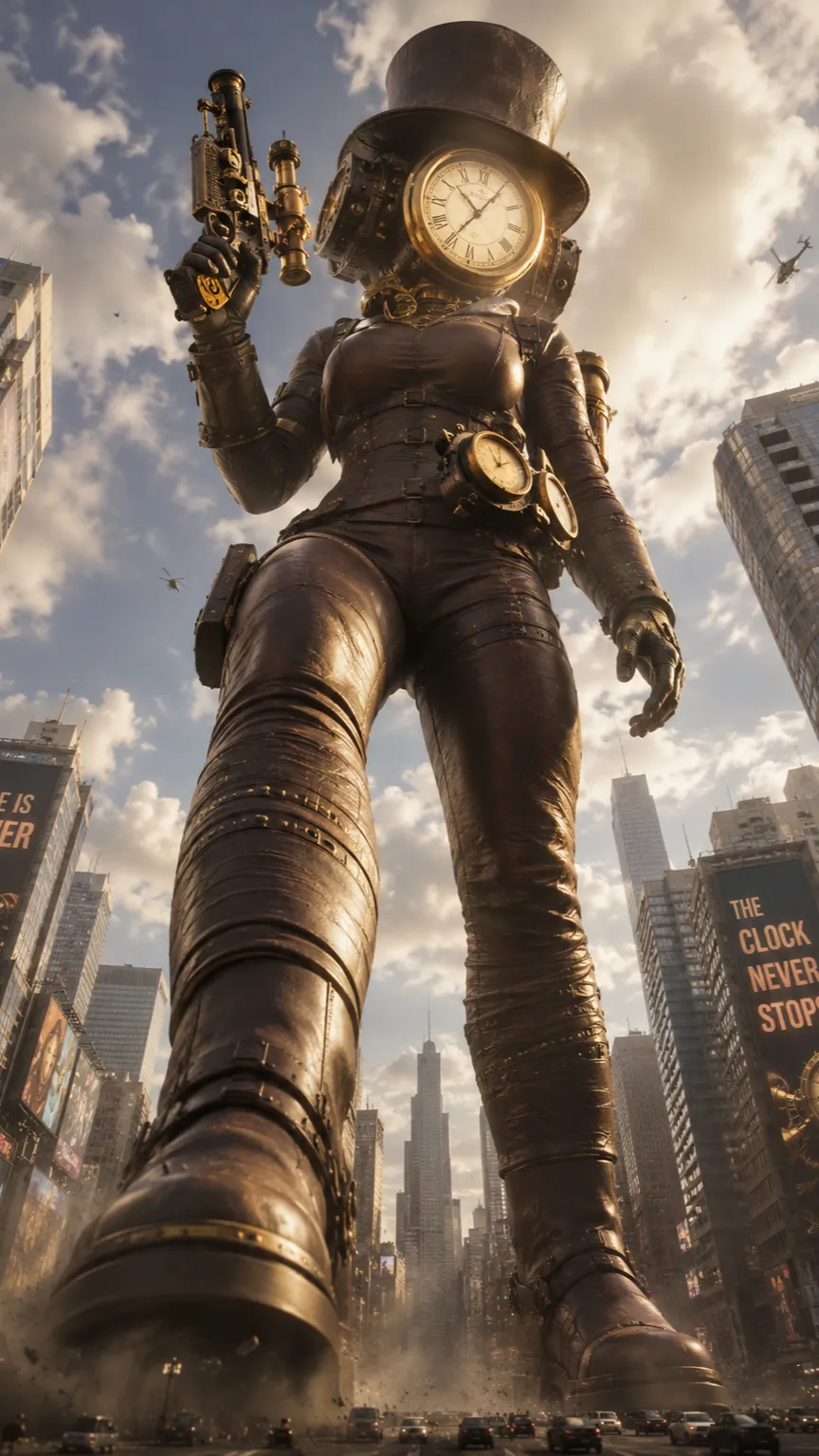 Talkie AI - Chat with Giant clockwoman 