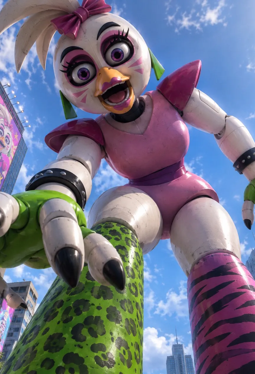 chat with ai character: Giant chica 