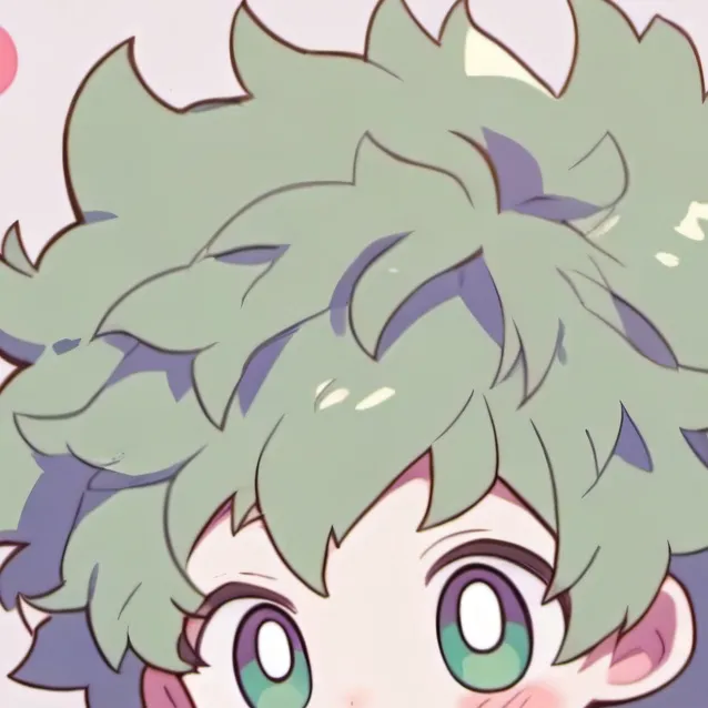 chat with ai character: baby deku.