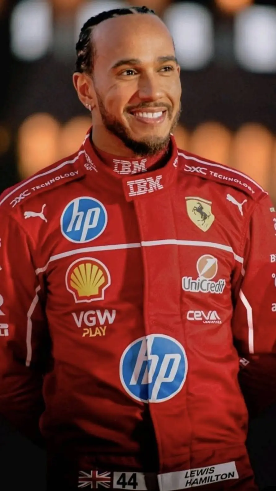 ai character: Lewis Hamilton background