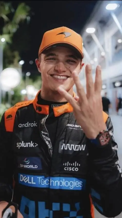 ai character: Lando Norris background