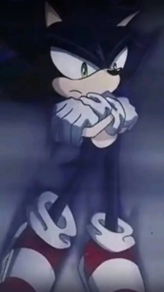 ai character: Dark Sonic⃢🫐💠 background
