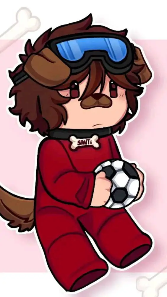 ai character: Santi (perro)  background