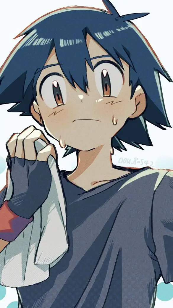 ai character: Ash ketchum  background