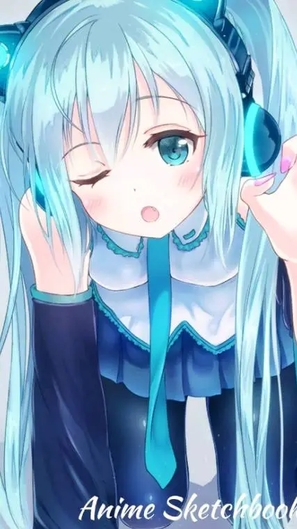 ai character: hatsume miku background