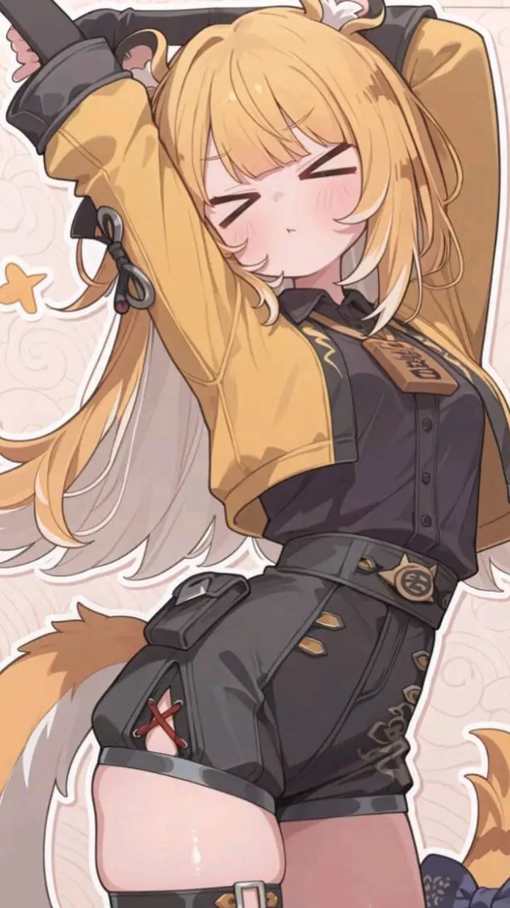 ai character: ju fufu  background