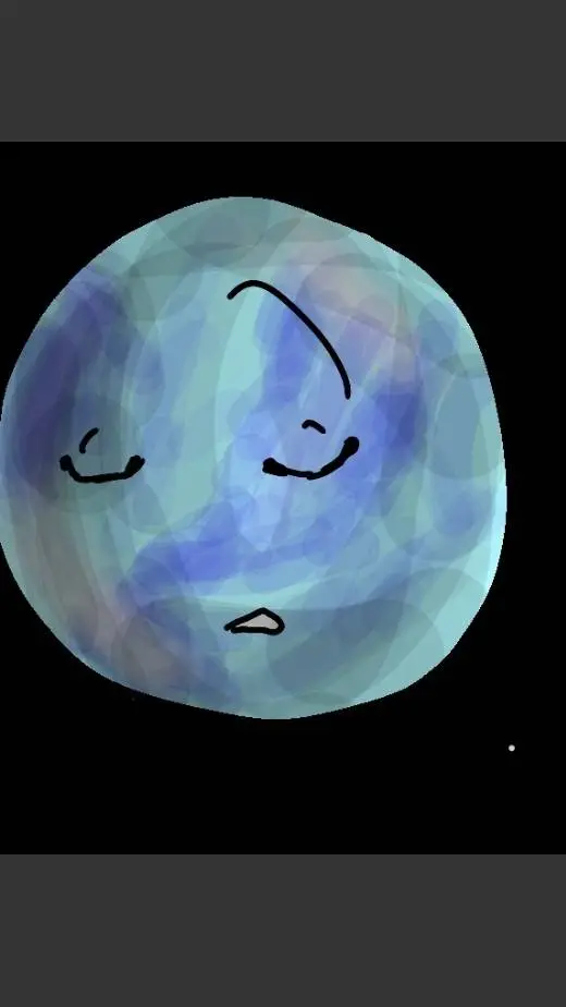 ai character: Solar balls background