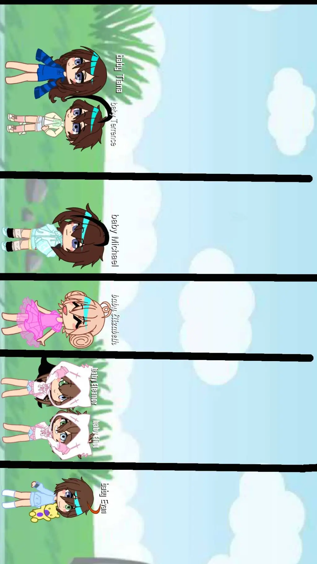 ai character: Afton kids background