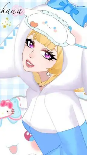 ai character: Ashley  background