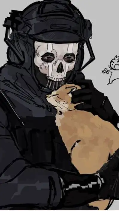 ai character: 💠ghost 💠 background