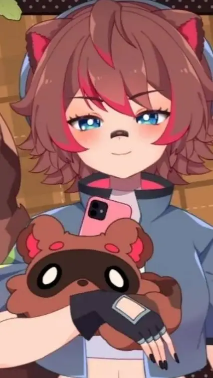 ai character: Rakkun 🦝 background
