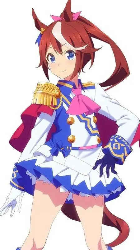 ai character: Tokai Teio  background