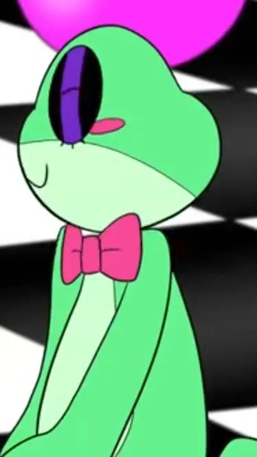 ai character: Ribbit background