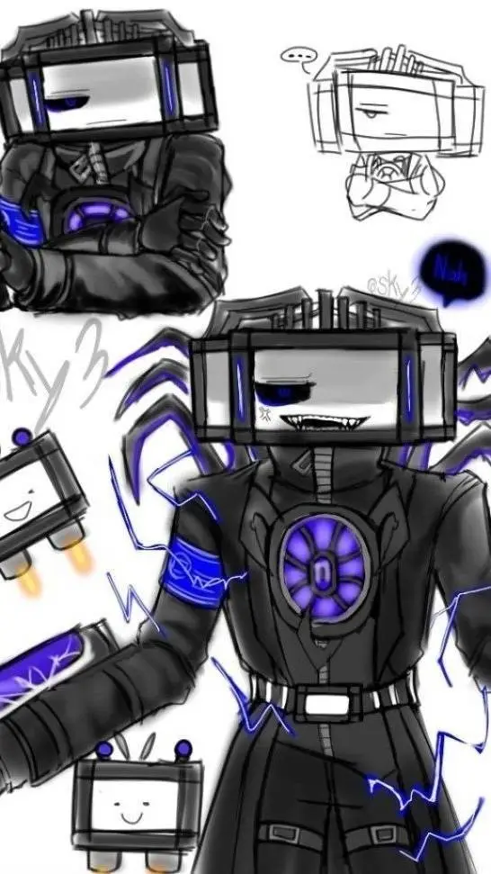 ai character: ☆TitanTVMan☆ background