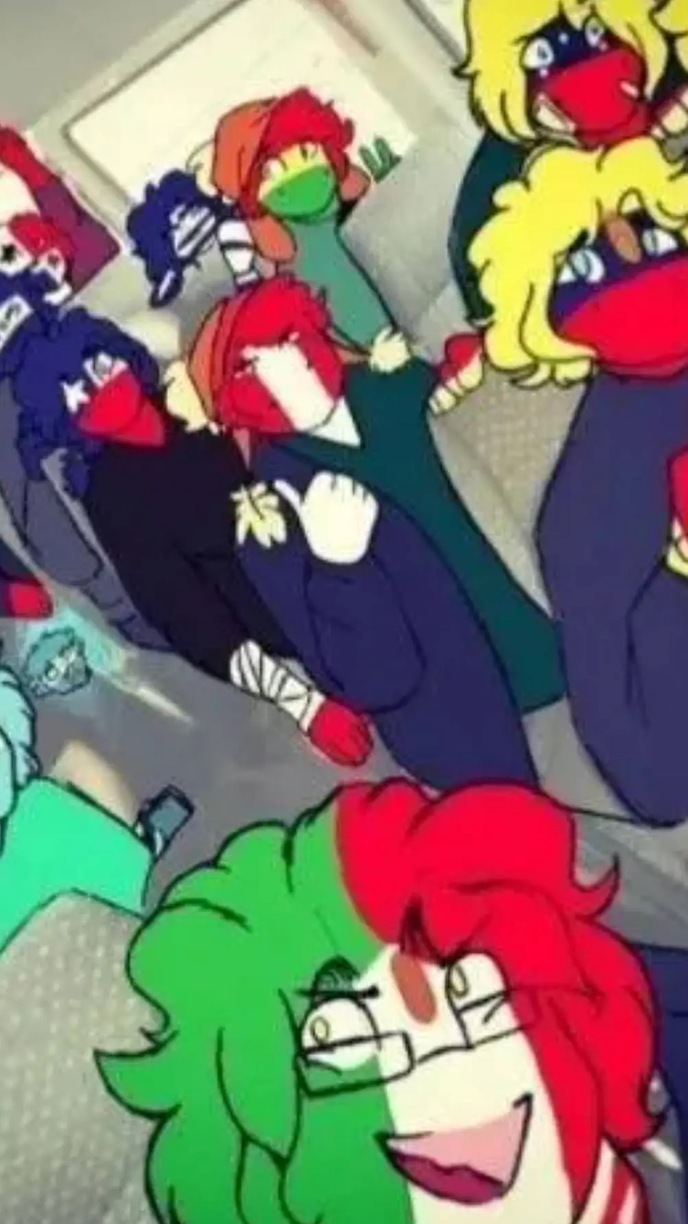 ai character: países  background