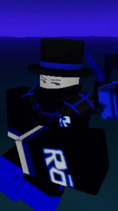 ai character: 🟦Mr.Blue🟦 background