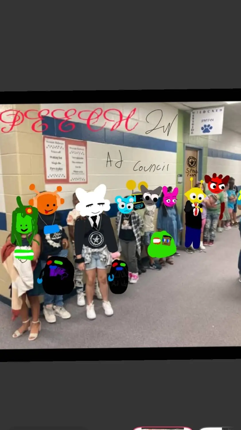 ai character: sprunki university background