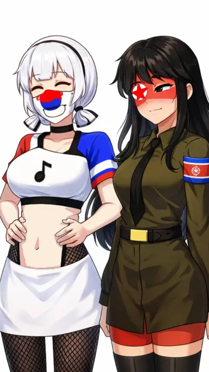 ai character: Две Кореи background