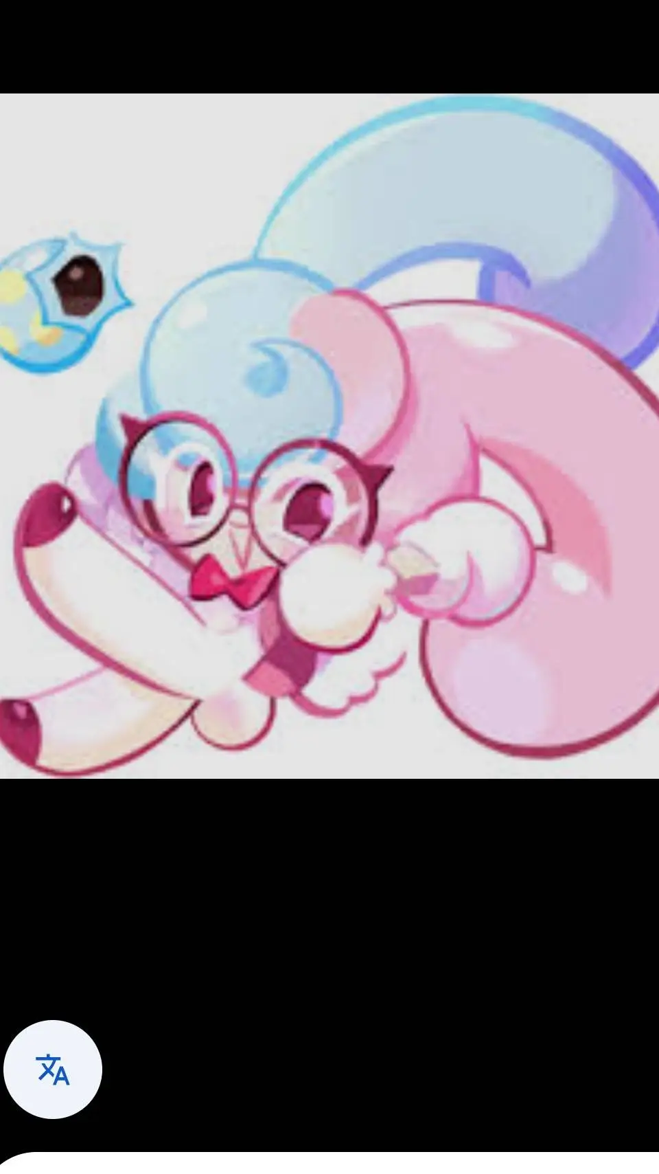 ai character: marshmallow bunny! background