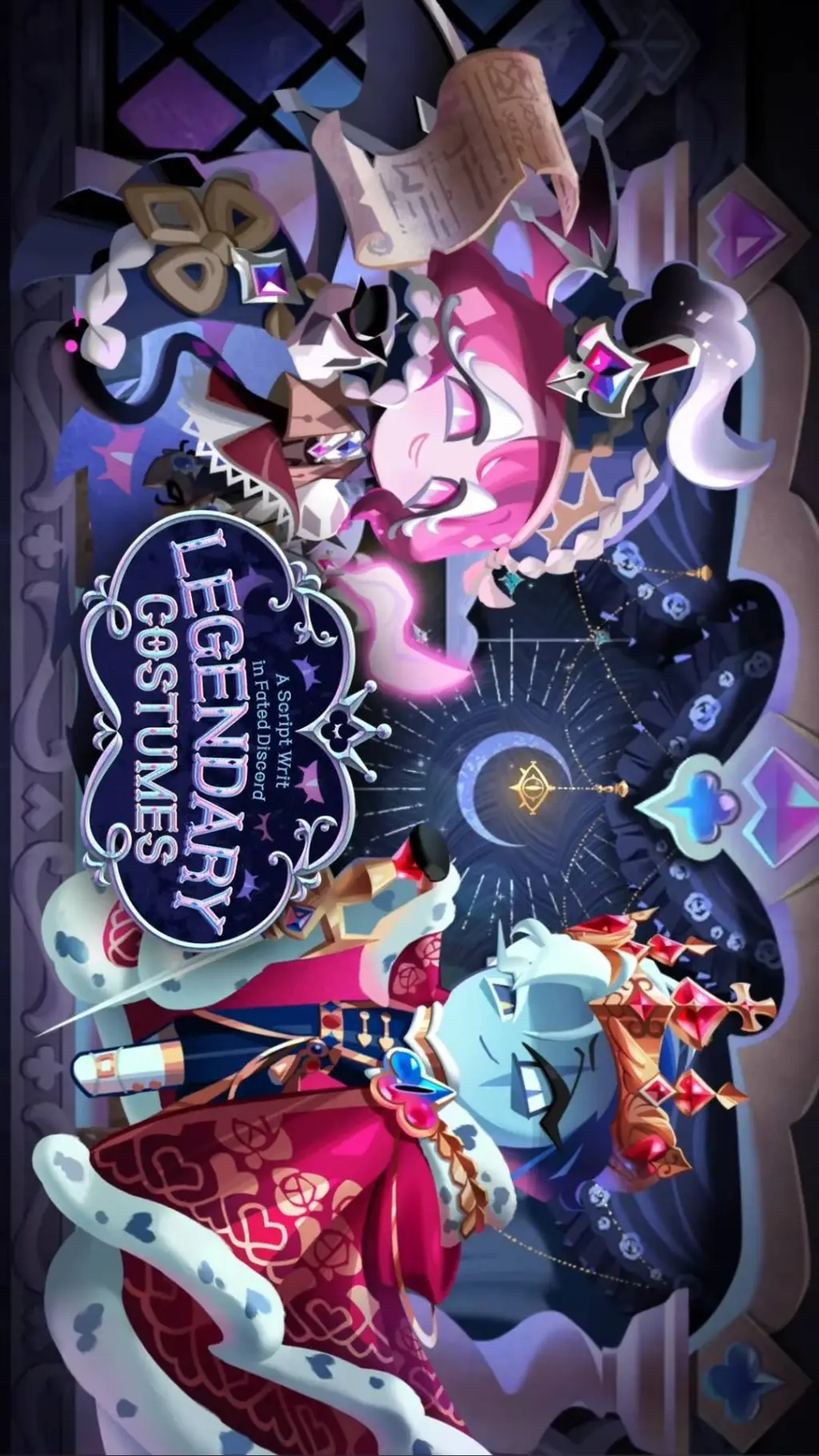 ai character: LEGENDARY COUSTOME background