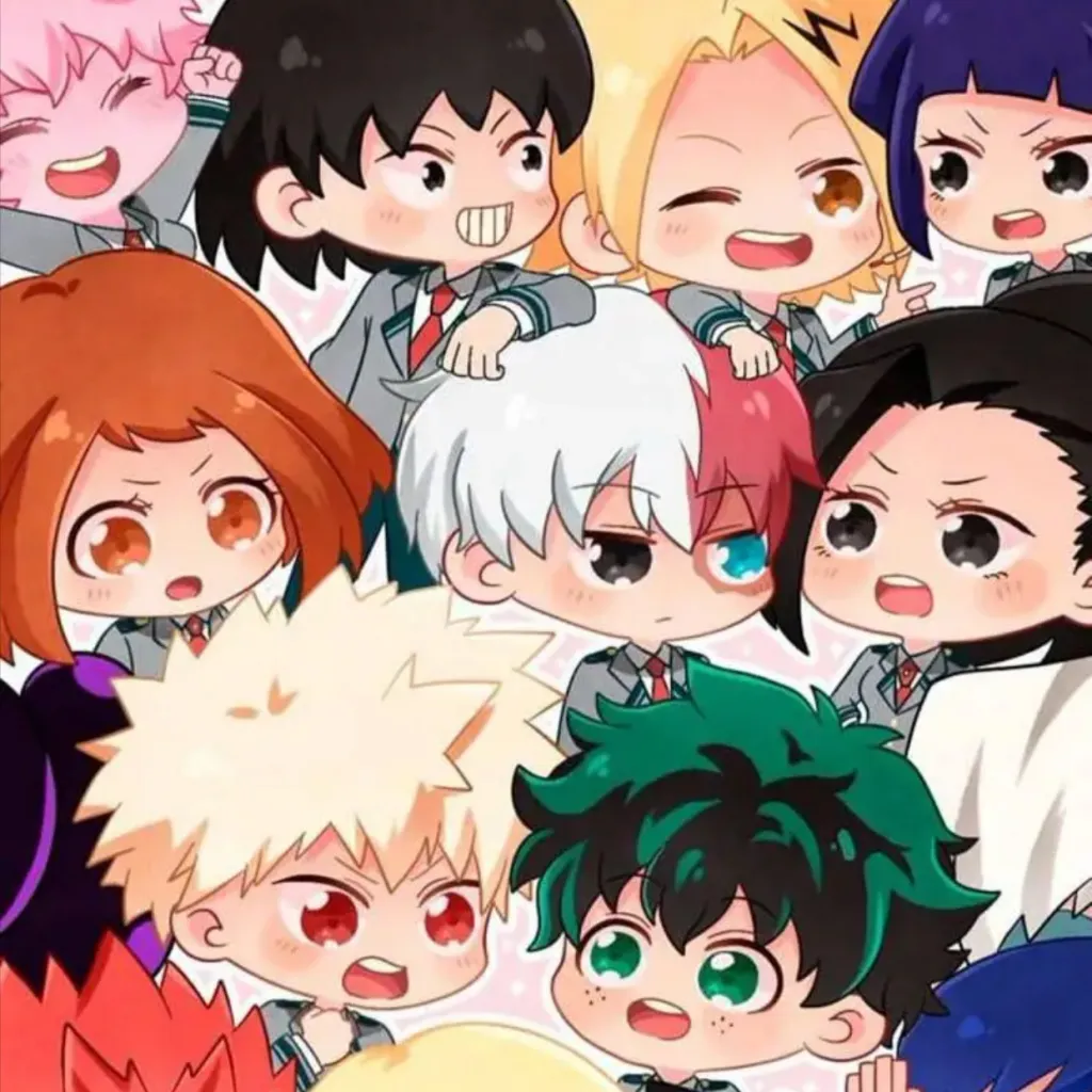 chat with ai character: Mha group chat