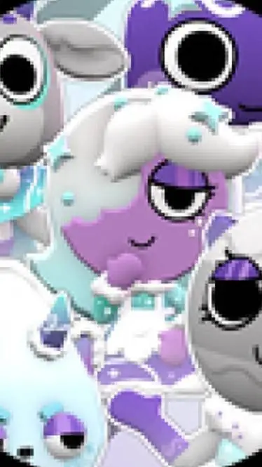 ai character: Snow-Time Cosmetic background