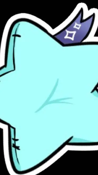 ai character: Star Pillow background