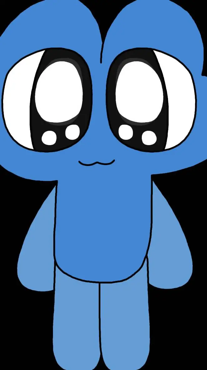 ai character: Four 4⃣ 💙💙💙💙💙 background