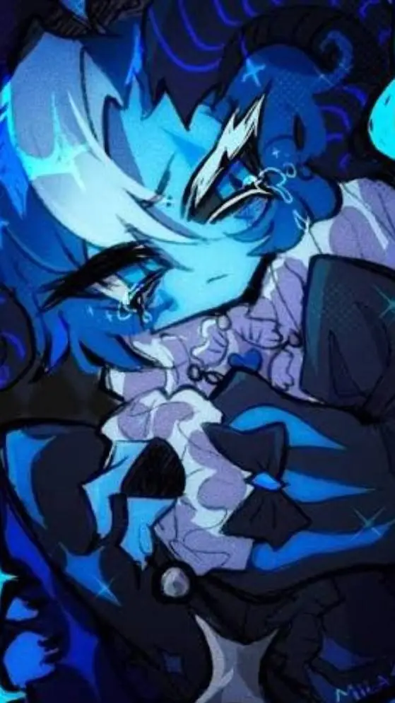 ai character: ShadowMilkCookie!! background