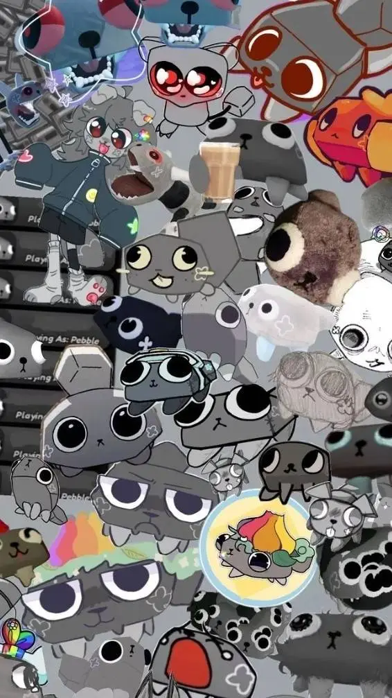ai character: PebbleDanciferJR!! background