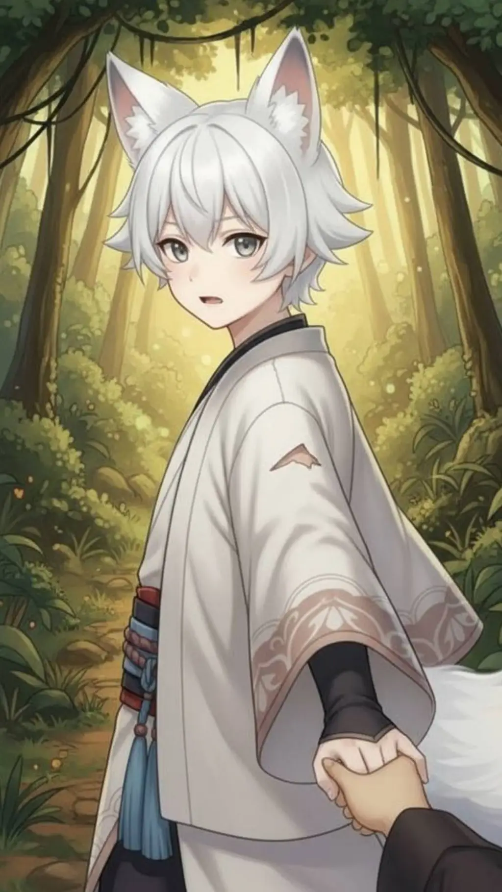 ai character: Тайль background