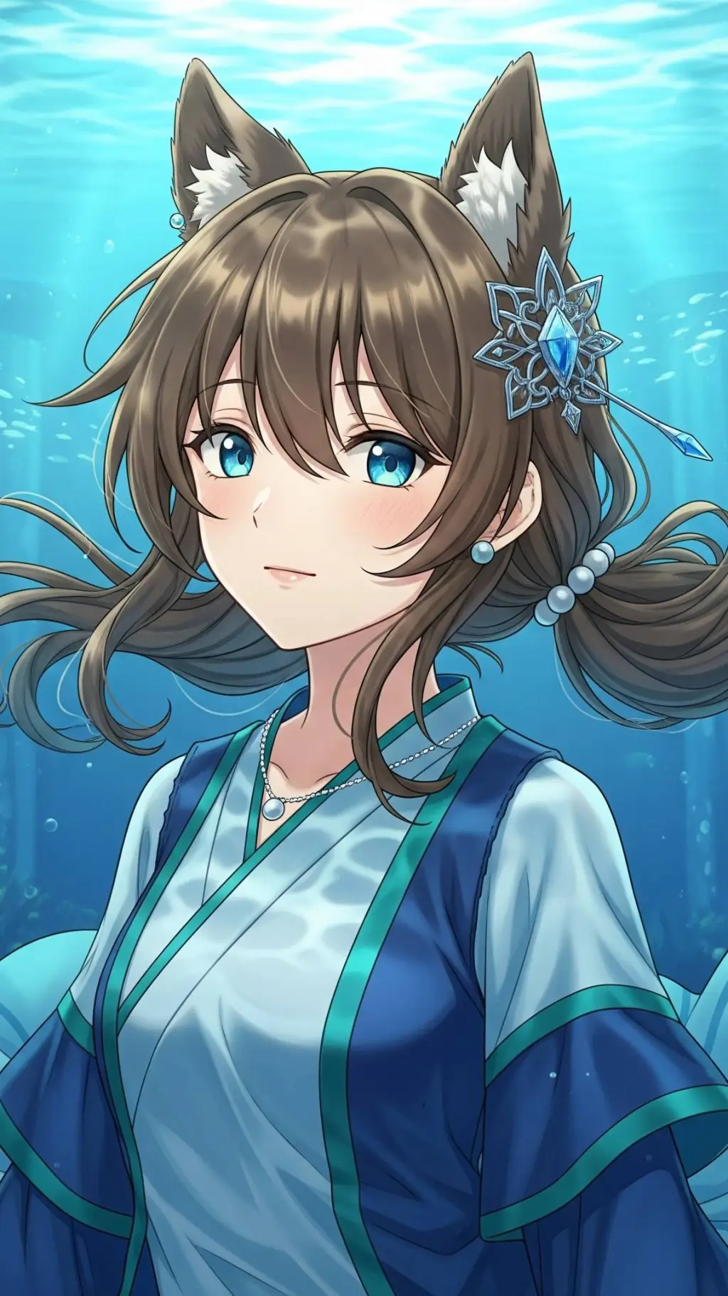 ai character: Мику background